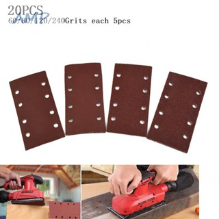 ⚡NEW 8⚡Sandpaper 60/80/120/240# Abrasive Tool Aluminium Oxide Hook&amp;Loop Punched Hot