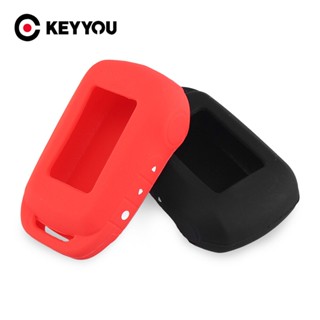 ใหม่ KEYYOU เคสกุญแจรีโมต แบบซิลิโคน ระบบเตือนภัย 2 ทาง สําหรับ Starline A92 A94 V62 A62 A64 798718