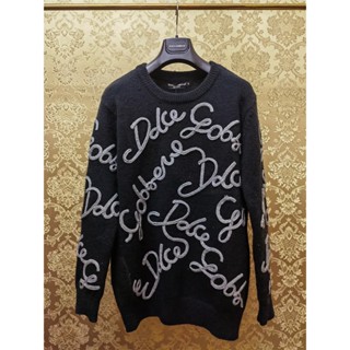 Dolce &amp; GABBANA - สินค้าขายดี! เสื้อกันหนาว พิมพ์ลายโลโก้ตัวอักษร Fmxd อเนกประสงค์ สําหรับผู้ชาย และผู้หญิง