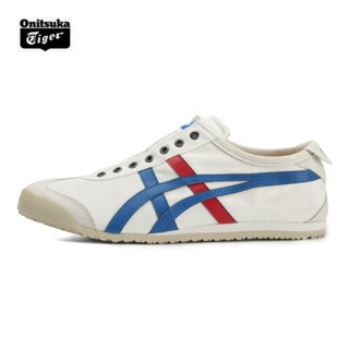 Onitsuka MEXICO 66 SLIP-ON รองเท้าผ้าใบลําลอง สีขาว สําหรับผู้ชาย ผู้หญิง D3K0N0143