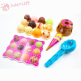 Harriett ของเล่นเด็ก ไอศกรีมจําลอง กิจกรรมในร่ม น่ารัก ของขวัญ สําหรับการแสดง