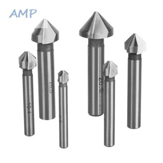 ⚡NEW 8⚡Countersink Drill Bit Chamfering HSS Rustproof Set Tool 3 Flutes 6* 6x