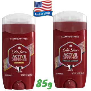 Old Spice Mens Deodorant Aluminum Free Active Defense 85g Fast Break Scent, Stronger Swagger Scent