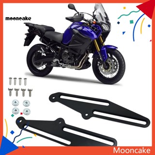 Moon* ตัวยึดปรับกระจกหน้ารถจักรยานยนต์ สีพื้น ทนทาน สําหรับ YAMAHA TENERE700 XT700Z 1 ชุด