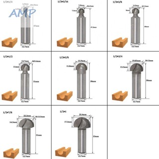 ⚡NEW 8⚡New Practical Handdrail Router Bit Silver Tool Woodworking Round Bottom