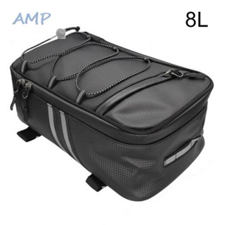 ⚡NEW 8⚡Bike Bag with 8L Capacity  Water-repellent Fabric  and Reflective Straps