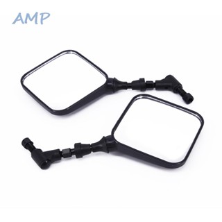 ⚡NEW 8⚡Rear View Mirrors Motorcycle Backup Black Durable Side 10mm Portable 2x