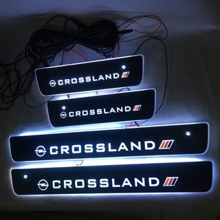 แผ่นกันรอยประตูรถยนต์ led สําหรับ opel CROSSLAND