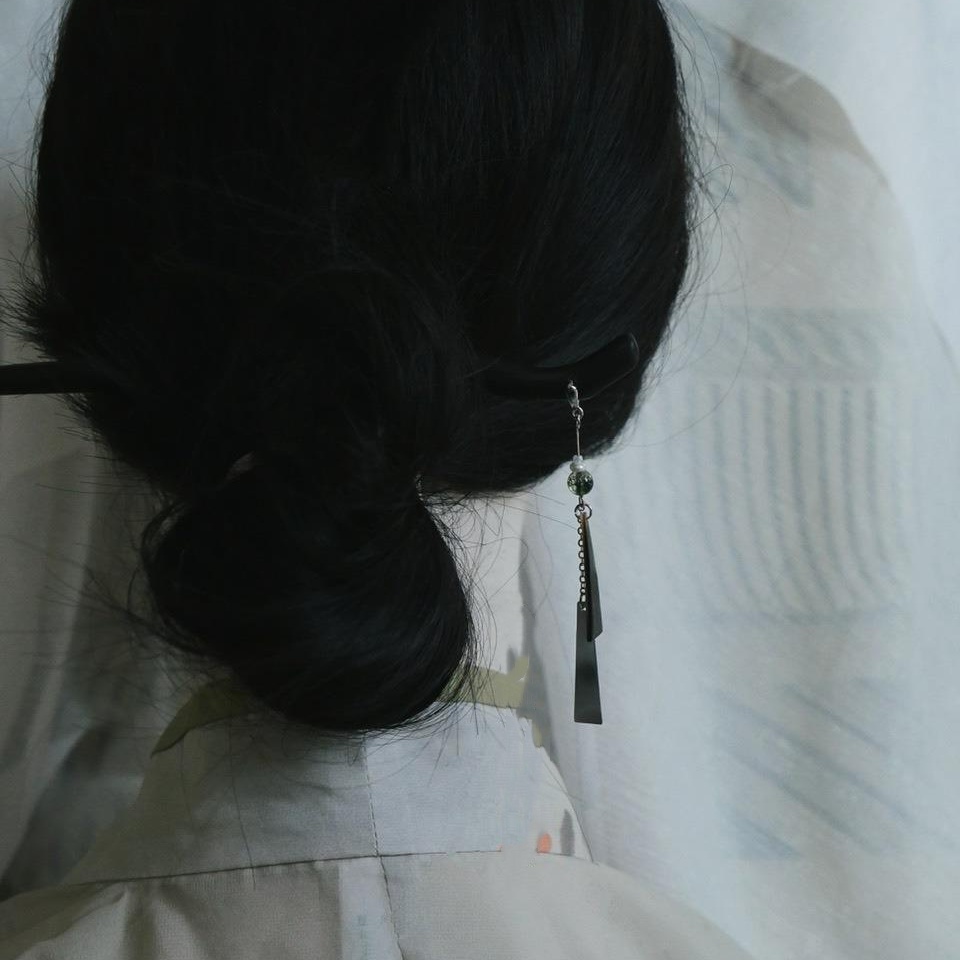 ใหม่ กิ๊บติดผมไม้ สีดํา หรูหรา แฟชั่นฤดูร้อน สําหรับผู้หญิง - รูปที่ 5