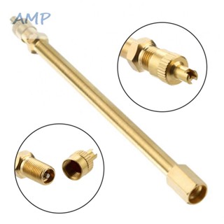 ⚡NEW 8⚡1pcs Tyre Valve Stem Extension Rod Copper Truck Lorry TWIN WHEEL,100mm Tool