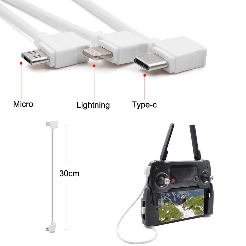 Mavic mini deals lightning cable