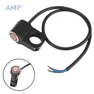 ⚡NEW 8⚡Red LED Motorcycle Handlebar Switch On/Off Headlight Hazard Fog Waterproof Alloy