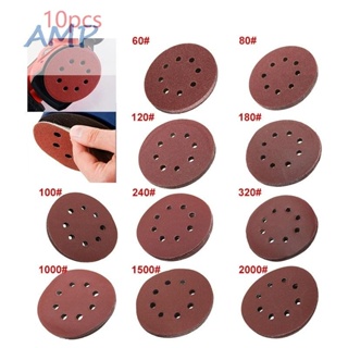 ⚡NEW 8⚡Sanding Discs Hook &amp; Loop Tools 125mm Grit 40-2000# Pads Polishing Round Sanding