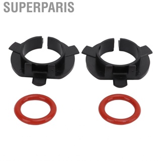 Superparis 2 Sets  Headlight Base Buckles Holders H7 Car Bulb Adapter