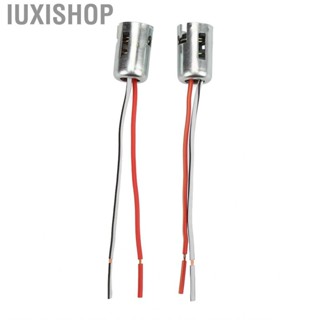 Iuxishop 2 X Bulb Connector Adapter Flat Foot Single Contact Practical  Socket