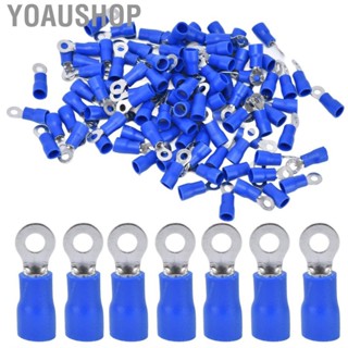 Yoaushop 100Pcs Pre Insulated Crimp Terminal Electrical Marine Automotive