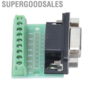 Supergoodsales Terminal Breakout Board 9 Hole Screw Adapter for RS232 RS485 Connector