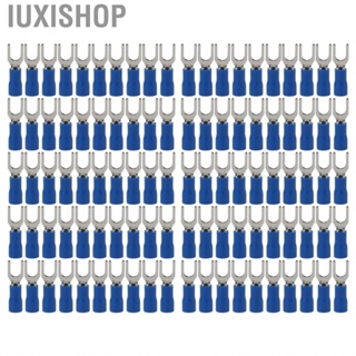 Iuxishop 100pcs  Connector Blue Stable Conductivity 19A Safe Insulated Wire Terminals