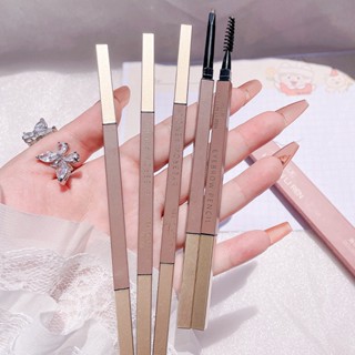 Spot second hair# Helen beauty new double-headed eyebrow pencil ultra-fine automatic rotation sketch waterproof non-dizzy 8cc