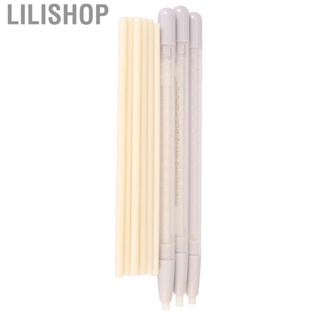 Lilishop Disappearing Fabric Chalk Pen  Clear  Line Ergonomic Design Replaceable Stick Proof Invisible Tailor  Pencil for Sewing Leather