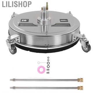 Lilishop √20in Pressure Washer 4000psi Stainless Steel Surface Cleaner W/4 Wheels