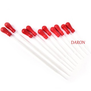 Daron หลอดหยดแก้ว แบบยางใส ไร้กรอบ ปลอดสารพิษ ขนาด 9 ซม. 10 ซม. 12 ซม. 15 ซม. 20 ซม.