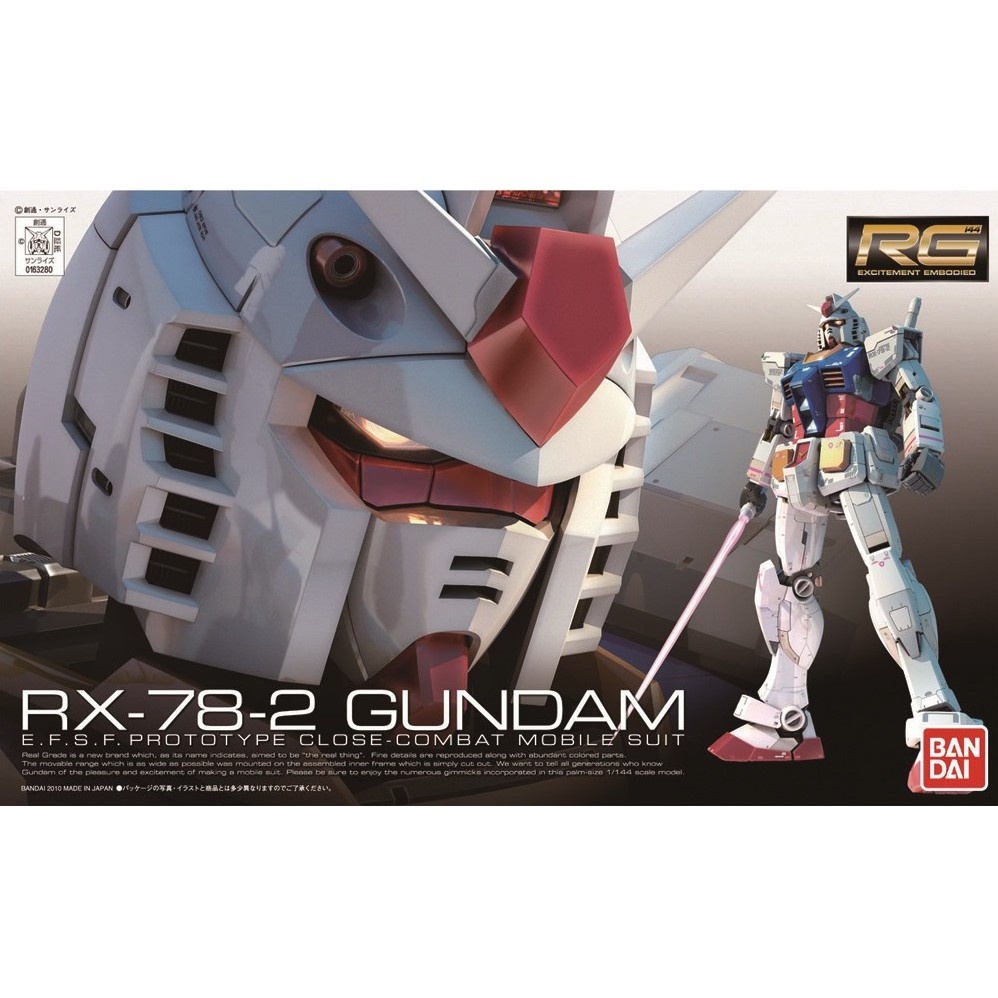 Bandai RG RX 78-2 Gundam