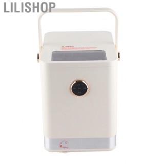 Lilishop Electric Ice Maker  ABS Making Machine Low Power CN Plug Safe Portable with Handle for Home