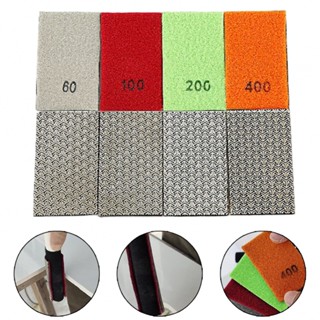 ⚡NEW 8⚡Polishing Pad 60 /100/200/400 Grit Diamond Glass Grinding Block Pad Sanding Disc