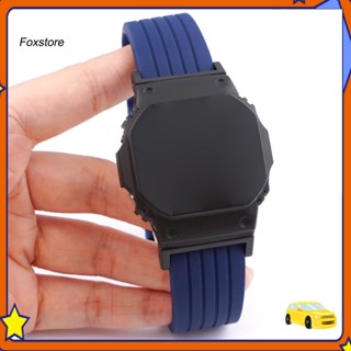 [Fx] สายนาฬิกาข้อมือซิลิโคน แบบนิ่ม 22 มม. ทนต่อการเสียดสี สําหรับ Casio GA-110 DW-5600 GA2100