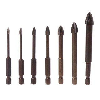 ⚡NEW 8⚡Drill Bit Spear Head Workshop Carbide Tools Brown Hole Drilling 4 cutting edges