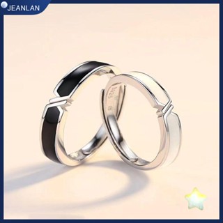Jeanlan แหวนคู่รัก ปรับได้ สําหรับของขวัญวันวาเลนไทน์