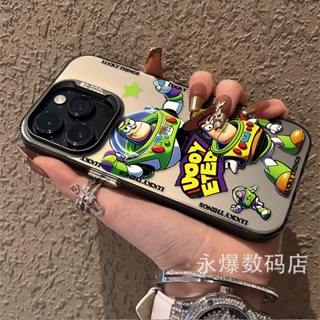 เคสโทรศัพท์มือถือชุบไฟฟ้า แบบนิ่ม ลาย Buzz Lightyear สําหรับ Apple Iphone 14promax 13pro 12 11 7p G4BG