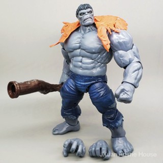 โมเดลตุ๊กตาฟิกเกอร์ Hulk Giant Hulk Thor 80th Anniversary Bulk AX7W ขนาด 23 ซม. สีเทา ของเล่นสําหรับเด็ก