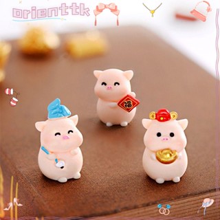 Orienttk ตุ๊กตาหมูจิ๋วน่ารัก DIY สําหรับตกแต่งบ้าน