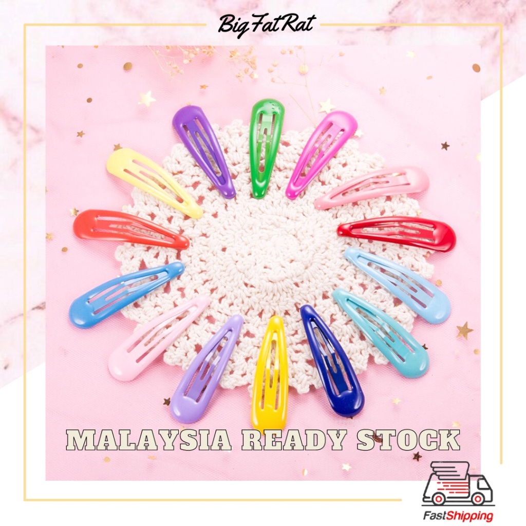 Y2K Dopamine Candy Colorful Lady Women Kids Small BB Hairclip 多巴千风泫雅彩色成人女儿童BB小发夹