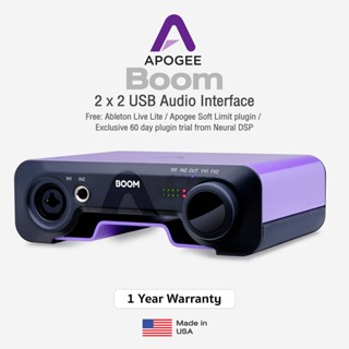 Apogee® BOOM USB Audio Interface ออดิโออินเทอร์เฟส 2-in/2-out + Free USB Cable &amp; Ableton Live Lite ** 1 Year Warranty / Made in USA **