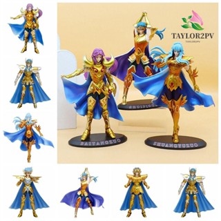 Taylor2pv โมเดลฟิกเกอร์อนิเมะ Saint Seiya Leo Aiolia Aquarius Myth สีทอง ของเล่น สําหรับเก็บสะสม