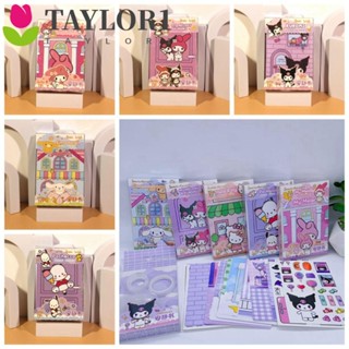 Taylor1 สติกเกอร์กระดาษ ลายแมว KT My Melody KT Cat แฮนด์เมด สําหรับตกแต่ง