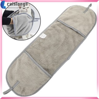 Caislongs ผ้าขนหนูอาบน้ํา ขนแกะ ไมโครไฟเบอร์ สําหรับสัตว์เลี้ยง สุนัข