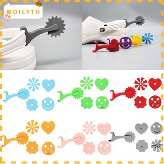 Moilyth 8 ชิ้น จี้รองเท้า, อุปกรณ์รองเท้า DIY ถ้ํา รองเท้าแตะ ตกแต่งหาง, ตลก อุดตัน รองเท้าแตะ รองเท้า หัวเข็มขัด ผู้ชาย / ผู้หญิง