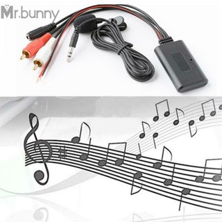 อะแดปเตอร์บลูทูธ 2RCA AUX Music + ไมโครโฟน สําหรับ Alpine Pioneer
