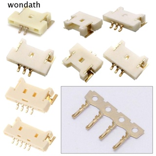 Wonda ตัวเชื่อมต่อสายไฟ พลาสติก ทองแดง Mx1.25 มม. SMD 2 3 4 5 Pin Header Mx1.25 มม. 10 ชิ้น