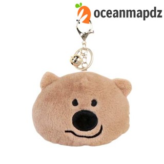 Oceanmapdz กระเป๋าใส่เหรียญ ตุ๊กตาหมี มีซิป ขนาดเล็ก สําหรับเด็ก