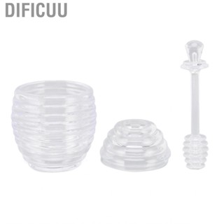 Dificuu Transparent Honey Pot Thickened Wall Bee Shape Convenient