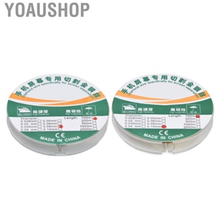 Yoaushop Φ0.08mm Φ0.10mm Cutting Wire Diamond Line String  for Phone Screen 100m