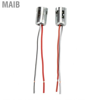 Maib 2 X Bulb Connector Adapter Flat Foot Single Contact Practical  Socket