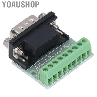 Yoaushop Terminal Block 9 Pin Break Out Board for RS485 RS232