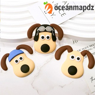 Oceanmapdz กิ๊บติดผม PVC ลายการ์ตูนสุนัขน่ารัก 3D DIY อุปกรณ์เสริม สําหรับตุ๊กตา 10 ชิ้น