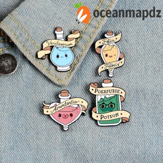 Oceanmapdz เข็มกลัด โลหะผสมสังกะสี หลากสี สําหรับวัยรุ่น